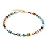 Coeur de Lion GeoCUBE® Iconic Precious necklace Art Nouveau