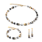 Coeur de Lion GEOCUBE® bracelet grey-gold