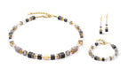 Coeur de Lion GeoCUBE® Precious statement bracelet gold-black