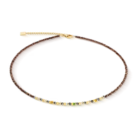 Coeur de Lion Necklace golden Whisper brown-olive
