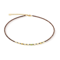 Coeur de Lion Necklace golden Whisper brown-olive