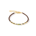 Coeur de Lion bracelet golden Whisper brown-olive
