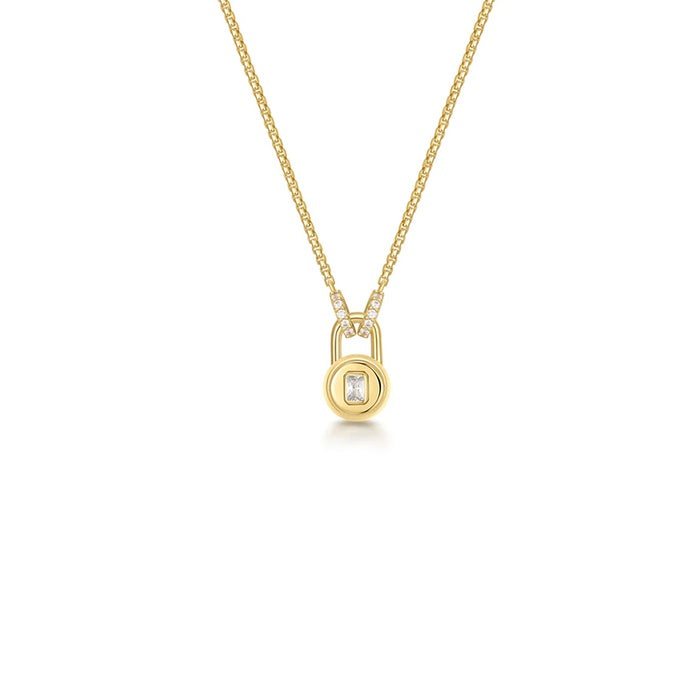 Ania Haie - Gold Linked Locket Dangle Necklace