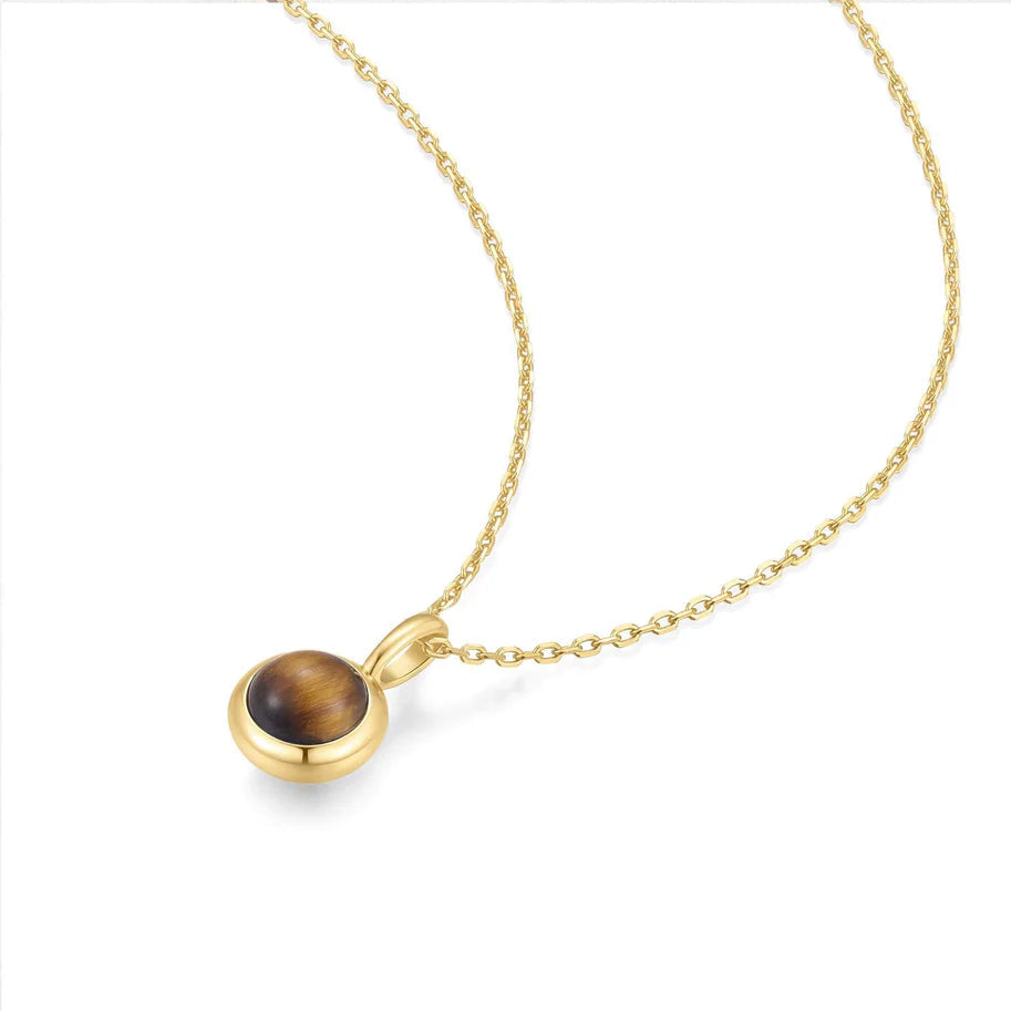 Ania Haie - Gold Tiger Eye Pendant Necklace