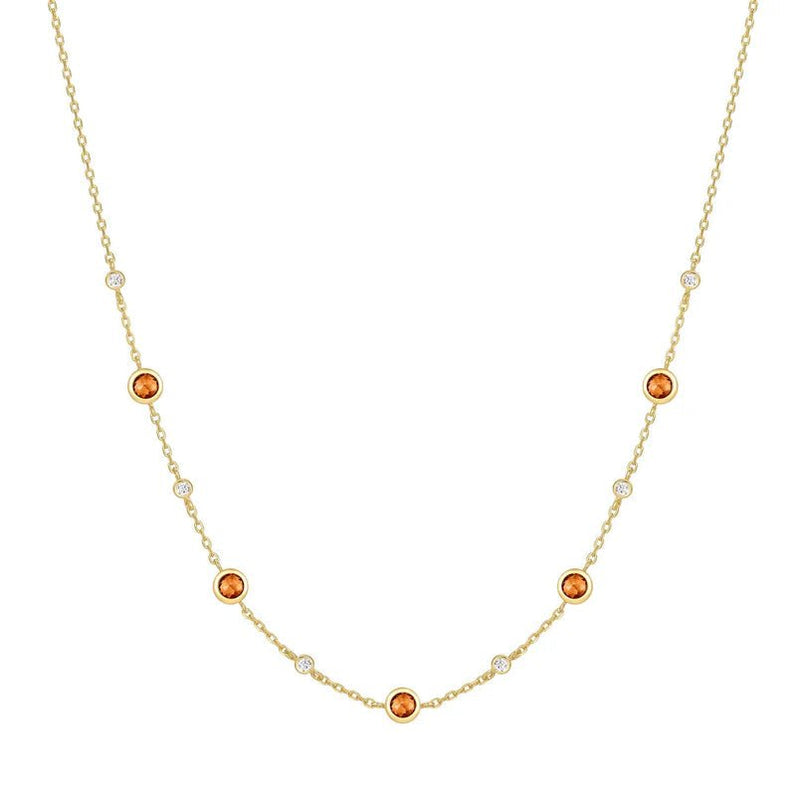 Ania Haie - Gold Nano Gem Station Necklace