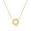 Ania Haie - Gold Asymmetric Beaded Circle Necklace