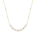 Ania Haie - Gold Sparkling Braided Shell Pearl Necklace
