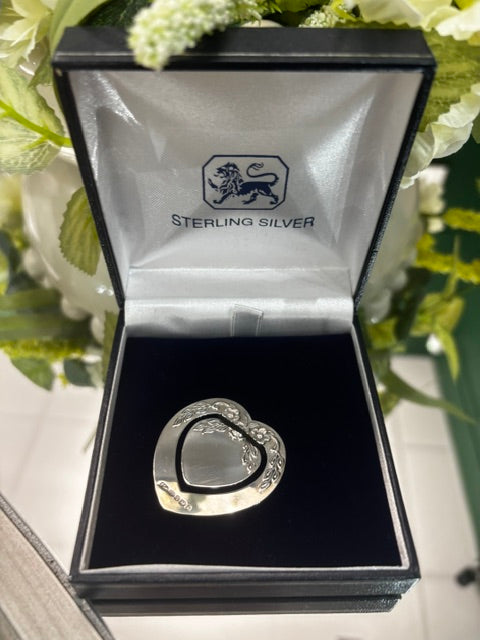 Sterling Silver Engraved Book Mark