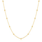 Ania Haie  - Gold Bobble Long Chain Necklace