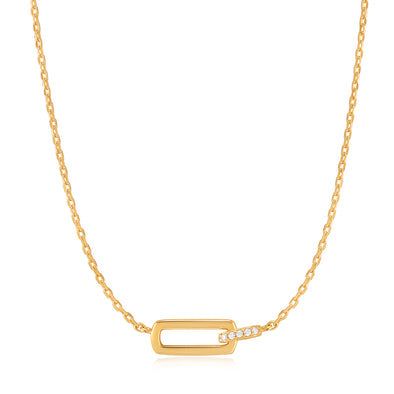 Ania Haie - Gold Glam Interlock Necklace
