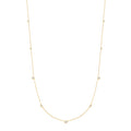 Ania Haie - Gold Bezel Cubic Zirconia Station Necklace