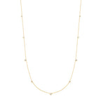 Ania Haie - Gold Bezel Cubic Zirconia Station Necklace