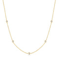 Ania Haie - Gold Classic Bezel-Set Station Necklace