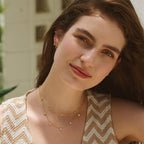 Ania Haie - Gold Classic Bezel-Set Station Necklace