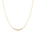 Ania Haie - Gold Graduated Bezel-Set Necklace
