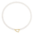 Ania Haie - Gold Lobster Clasp Shell Pearl Necklace