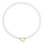 Ania Haie - Gold Lobster Clasp Shell Pearl Necklace
