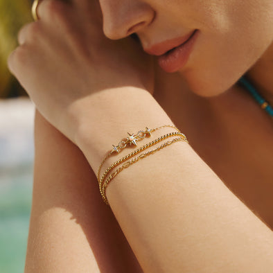Ania Haie - Gold Beaded Bracelet