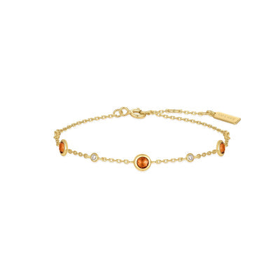 Ania Haie - Gold Nano Gem Station Bracelet