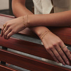 Ania Haie - Gold Nano Gem Station Bracelet