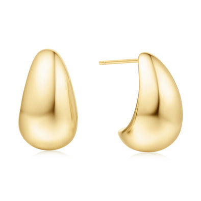 Ania Haie - Gold Bold Dome Hoop Earrings