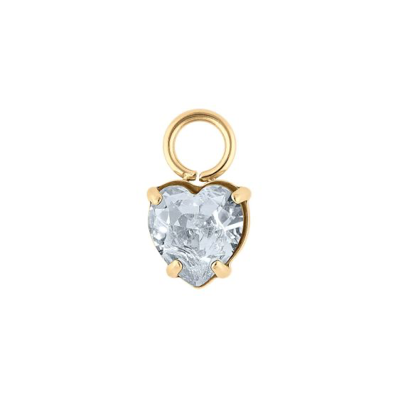 Qudo - Salice Gold Crystal Charm