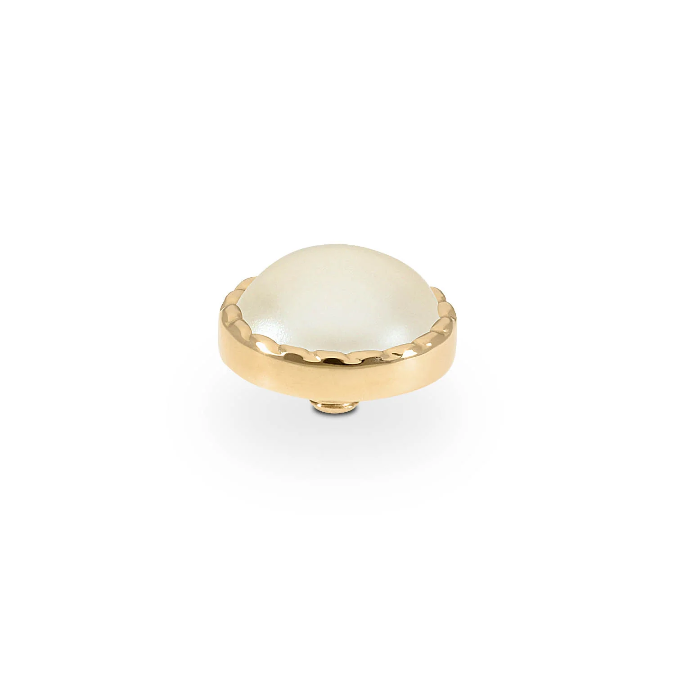 Qudo - Bocconi flat Top 9 mm - Gold