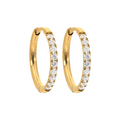 Qudo - Hoop Earring Eternity Crystal