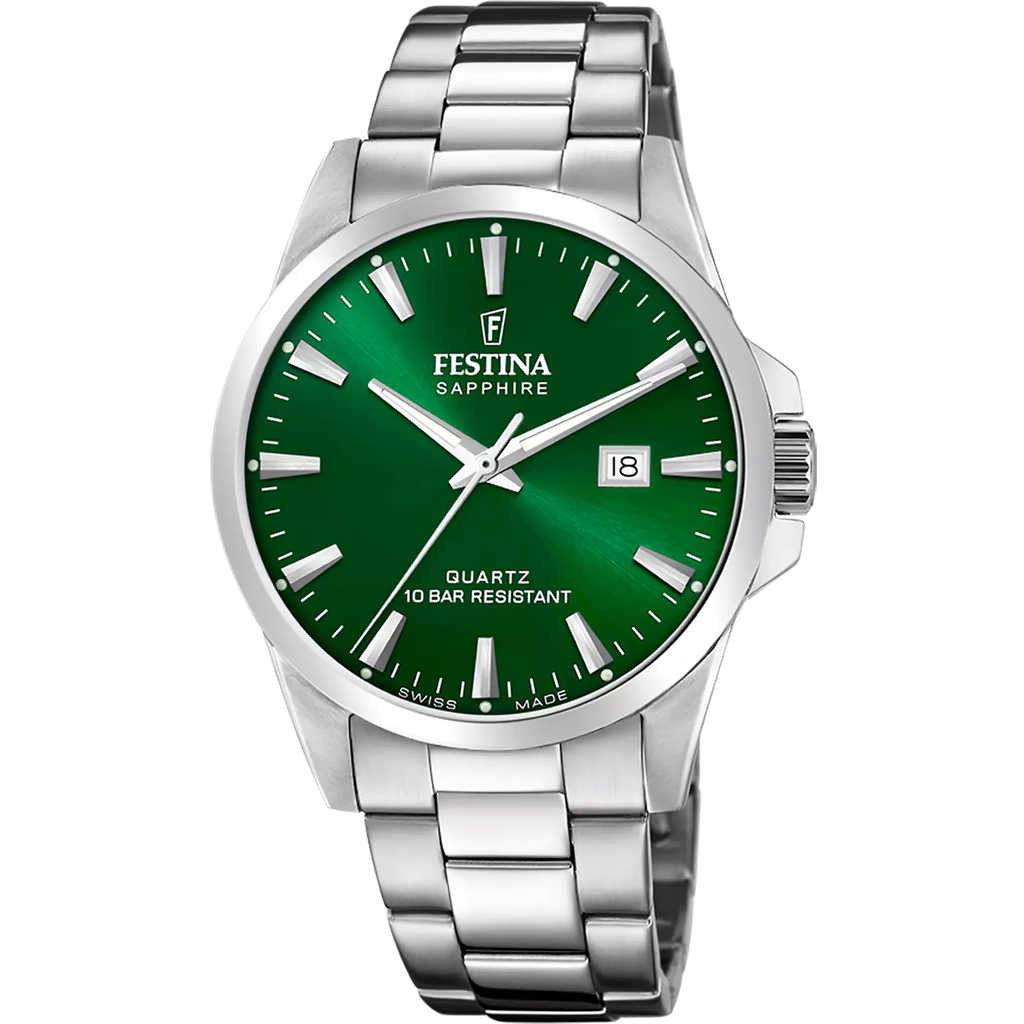Festina - Men’s green stainless steel watch F20024/6