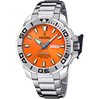 FESTINA F20665/5 MEN'S ORANGE DIAL DIVERS WATCH