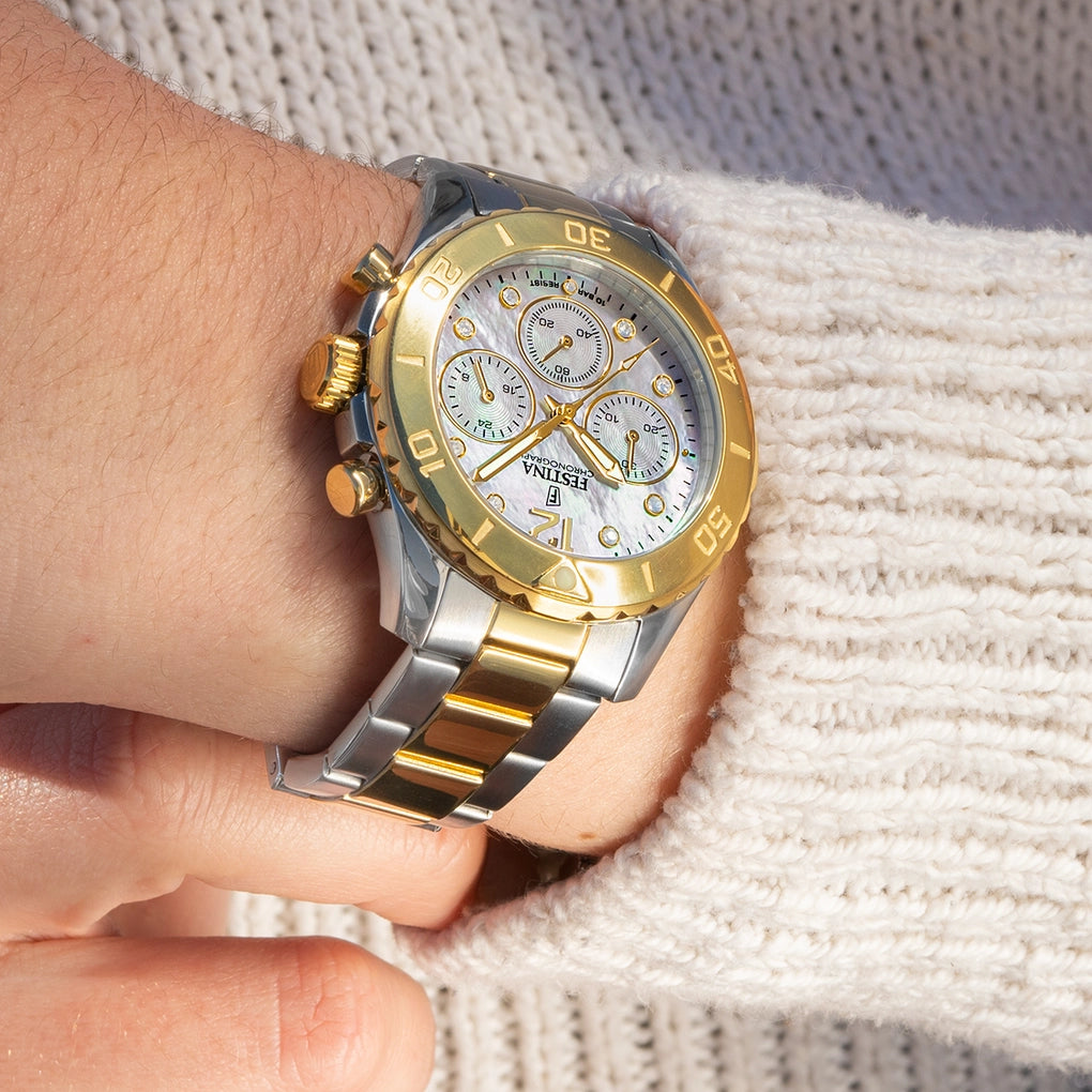 Festina Women’s Watch F20604/1 with mother-of-pearl