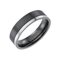 Unique & Co Black Zirconium Patterned Ring