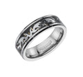Unique & Co Tungsten Carbide & Carbon Fibre Ring
