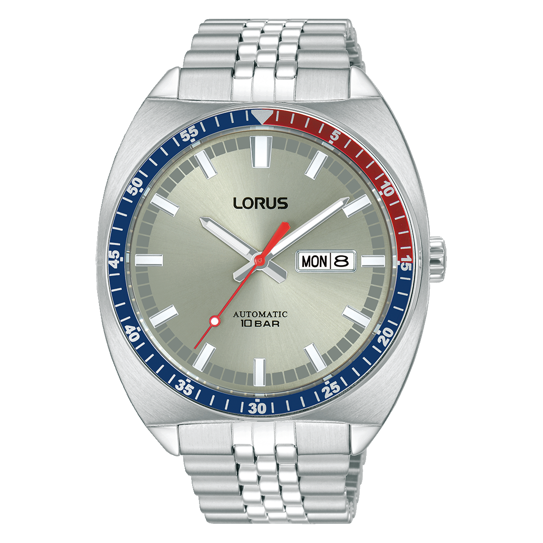 Lorus Gents 43mm Stainless Steel Sports Watch