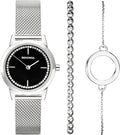 Sekonda - Day to Night Watch & Bracelet Gift Set (silver coloured)
