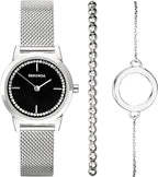 Sekonda - Day to Night Watch & Bracelet Gift Set (silver coloured)