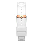Sekonda - Rose Tone White Silicone Strap Watch