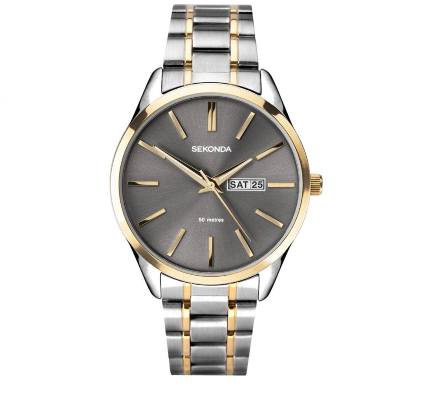 Sekonda - Stainless Steel Classic Analogue Quartz Watch - 1706