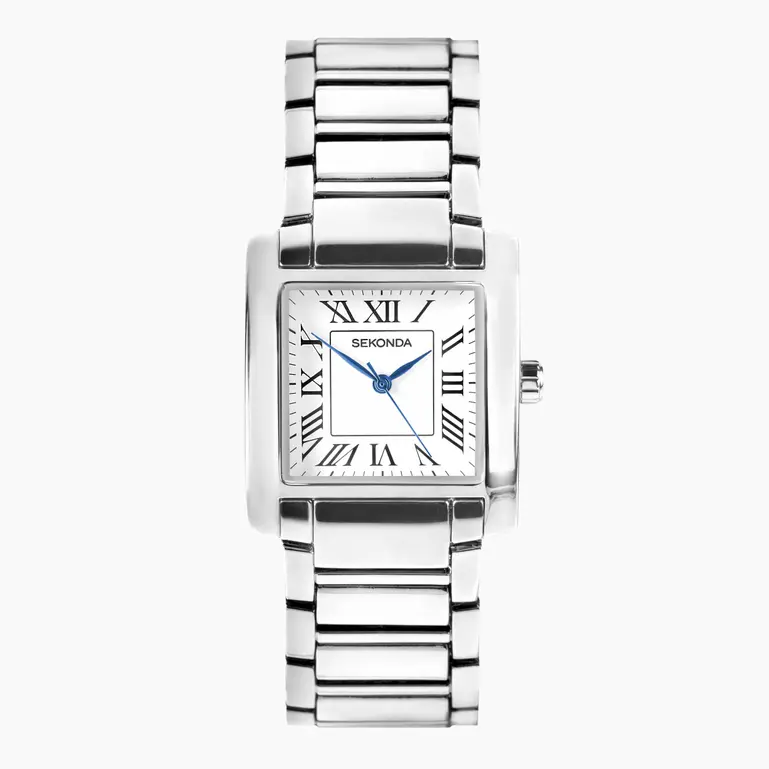 Sekonda - Classic Montreal Men's Watch - Silver Alloy Case & Bracelet with White Dial - 30243