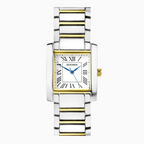 Sekonda - Classic Montreal Men's Watch -  Two Tone Alloy Case & Bracelet with White Dial- 30245