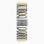 Sekonda - Classic Montreal Men's Watch -  Two Tone Alloy Case & Bracelet with White Dial- 30245