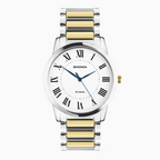Sekonda - Beaumont Men's Watch - Two Tone Alloy Case & Bracelet with White Dial - 30248