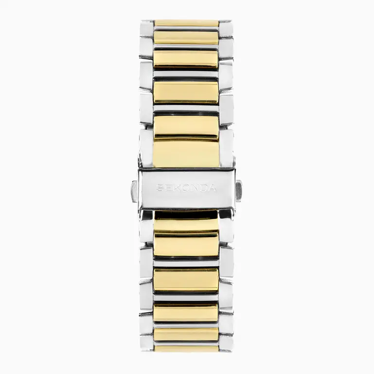 Sekonda - Beaumont Men's Watch - Two Tone Alloy Case & Bracelet with White Dial - 30248