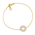 Sif Jakobs - Livigno 18K Gold Plated Bracelet with Cubic Zirconias