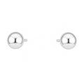 9ct White gold 3mm Ball Stud earrings