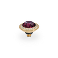 Qudo - Tondo Deluxe Top 9mm Gold & Amethyst