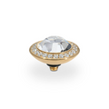 Qudo - Tondo Deluxe Top 13mm Gold & Crystal