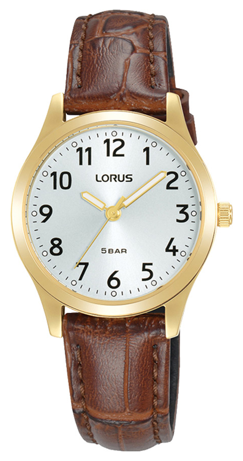 Lorus RRX20JX9 Gold tone & brown leather ‘Traditional elegance’ Ladies Watch