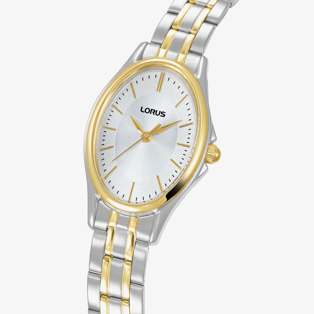 Lorus RRX86JX9 Lorus Silver Colour Dial Two Tone ‘Timeless Sophistication’ Ladies Watch