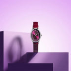 Lorus RRX89JX9 Red Dial & Leather ‘Timeless Sophistication’ Ladies Watch